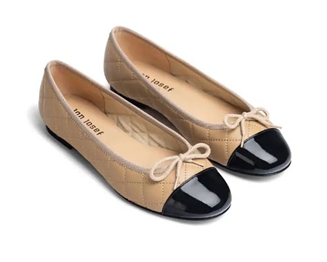 topshop chanel inspired shoes|Chanel style ballet flats.